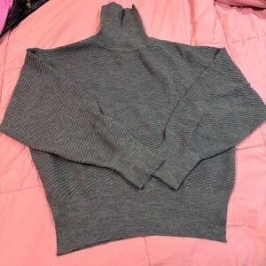 Rachel Comey Women's Gray Turtleneck Sweater XS